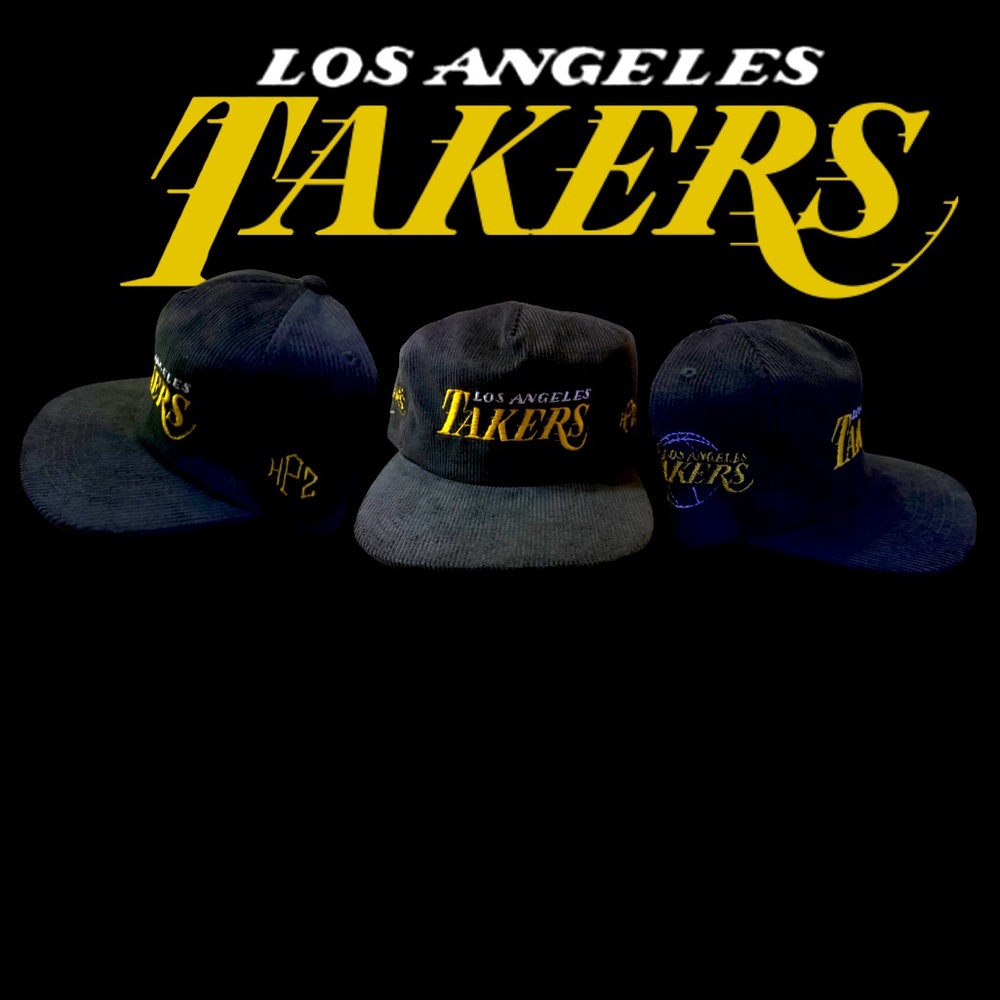 Los Angeles lakers (Takers) corduroy SnapBack hat